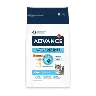 Afbeelding van Advance Cat Kitten Chicken / Rice 1,5 KG (395094)