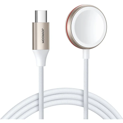 Afbeelding van Joyroom Draadloze Oplader Geschikt voor Apple Watch Series met USB C 120CM