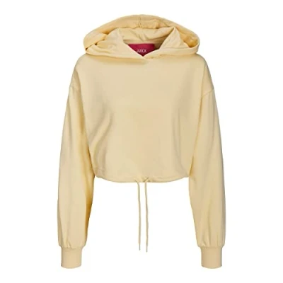 Afbeelding van JACK &amp; JONES Jjxx Jxalfa Loose Every Crop Hoodie met capuchon voor dames, zonlicht, XS