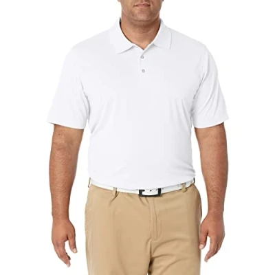 Afbeelding van Amazon Essentials Men&#039;s Sneldrogend golfpoloshirt met normale pasvorm (verkrijgbaar in grote en lange maten), Wit, XL