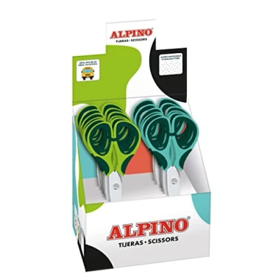 Afbeelding van Alpino PT0061, Kind, Rechte knip, Set, Meerkleurig, Roestvrijstaal, Kantoorschaar