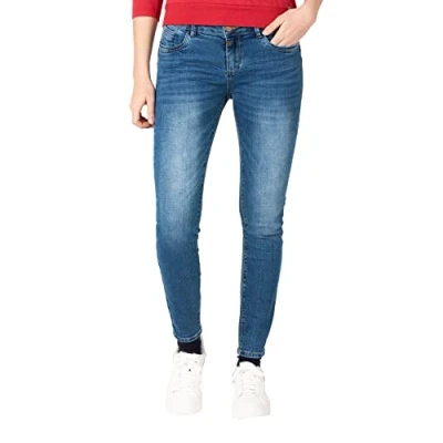 Afbeelding van TIMEZONE Dames Jeans Broeken TIGHT SANYATZ skinny Fit Blauw 32W / 30L Volwassenen