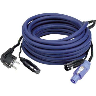 Afbeelding van DAP FP1010 Schuko/XLR F Powercon/XLR m 10 AUDIO voeding /signaalkabel