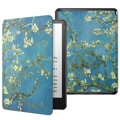 Afbeelding van MoKo Slim Case for Kindle Paperwhite (11th Generation 2021) Thinnest Lightest Smart Cover with Auto Wake/Sleep Only Fit 11th 2021 Released, Almond Blossom
