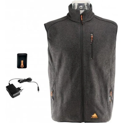 Afbeelding van FIRE PERFORMANCE Verwarmd Vest / Verwarmde Bodywarmer met accu (AJ34) Maat L, Zwart/Gijs