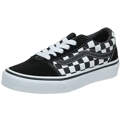 Afbeelding van Vans Ward Sneakers voor kinderen, geruit, zwart, echt wit, 27.5 EU