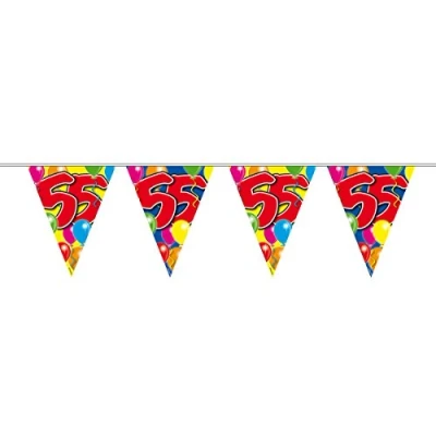 Afbeelding van Folat Vlaggenlijn 55 jaar Ballonnen (10 meter)