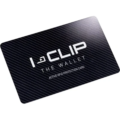 Afbeelding van I CLIP RFID Blocker kaart, zwart, portemonnee