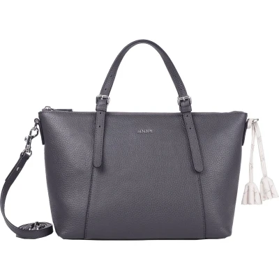 Afbeelding van JOOP! Leren Handtas Schoudertas Giada Helena Handbag Castlerock Donkergrijs