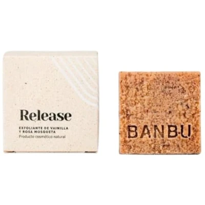 Afbeelding van Banbu Release Exfoliant 100 GR Soap Bar Zero waste Natural Vegan