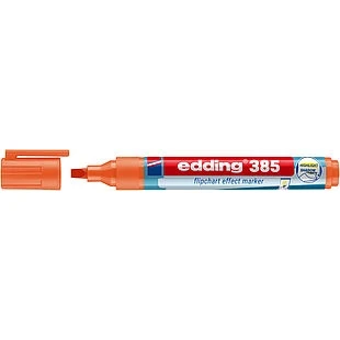 Afbeelding van edding 385 flipchart effect marker oranje 10 stuks navulbaar voor flipcharts