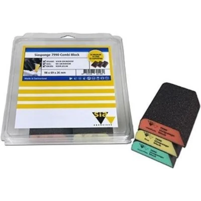 Afbeelding van sia siasponge 7990 combiblock 1x medium + fine superfine