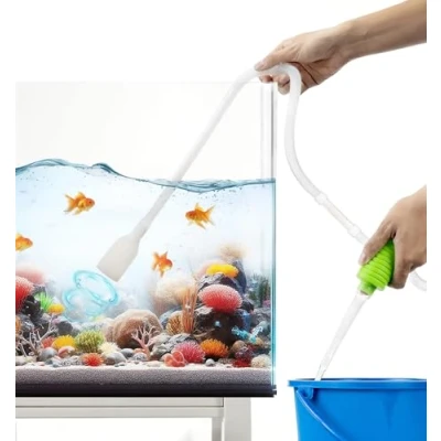 Afbeelding van Luigi&#039;s Aquarium / Vis Tank Sifon en Grindreiniger Handmatige Sifonpomp voor het Tappen Vervangen van Water in Enkele Minuten