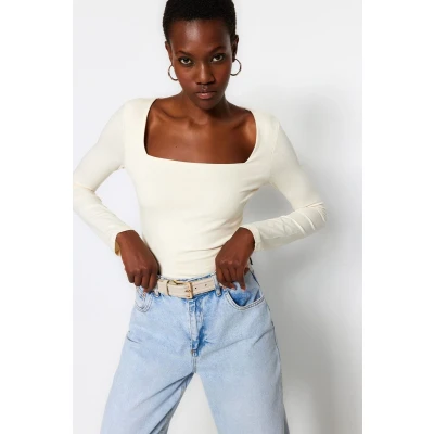 Afbeelding van Trendyol TWOAW24BZ00016 Volwassenen Vrouwen Steen XL