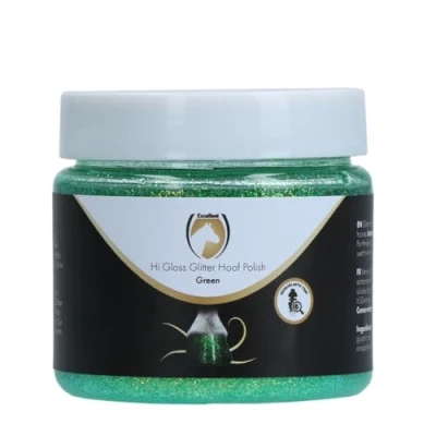 Afbeelding van Excellent Hoeflak Hi Gloss Glitter Turquoise