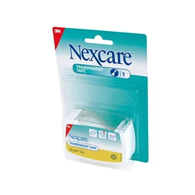Afbeelding van Nexcare N1540 1D transparante fixeerpleisters, latexvrij, 25 mm x 5 m