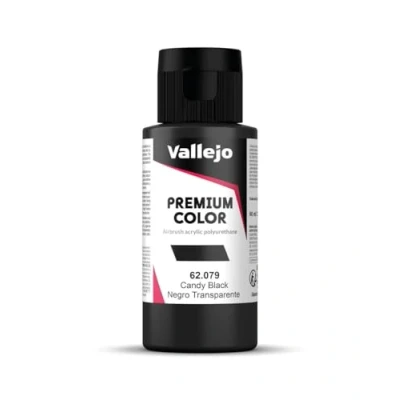 Afbeelding van Vallejo Premium Airbrush Color Transp. Black 60 ml VAL62079