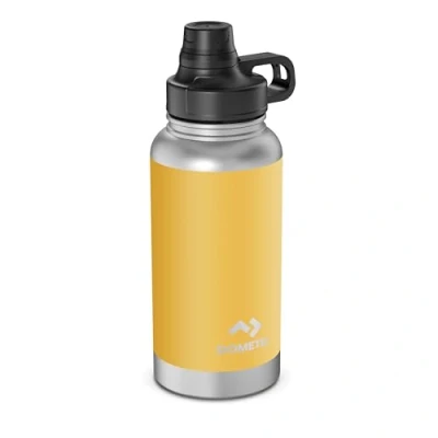 Afbeelding van DOMETIC, Thermosfles, roestvrij staal, vloeibare thermoskan, warm en koud vloeistof, geïsoleerde container, orang, inhoud 900 ml