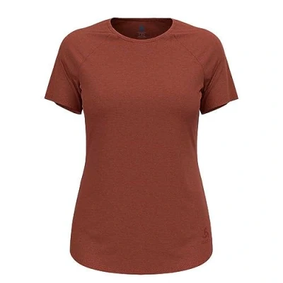 Afbeelding van Odlo Crew Active 365 T shirt Met Korte Mouwen Oranje XS Vrouw