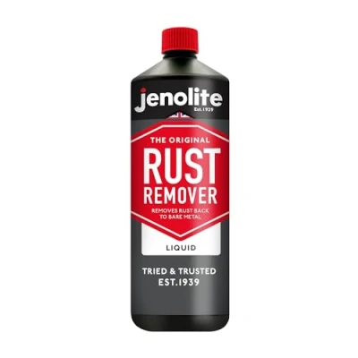 Afbeelding van JENOLITE Originele roestverwijderaar Vloeistof ROESTBEHANDELING Snelwerkende Verwijdert roest terug tot blank metaal 1 liter