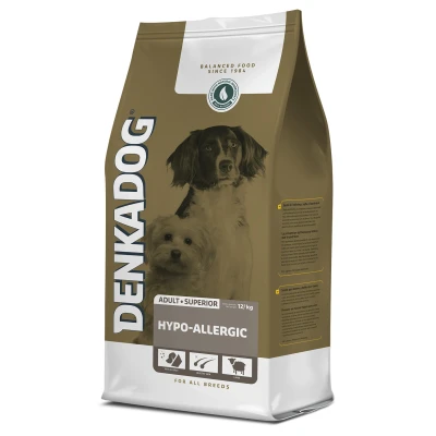 Afbeelding van Denkadog Superior Hypo Allergic Lam&amp;Rijst Hondenvoer 12.5 kg
