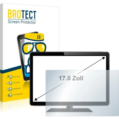 Afbeelding van BROTECT Screenprotector voor Industriële Monitoren met 17 inch Schermen [338 mm x 270 mm, 5:4] Folie Beschermfolie Beschermglas transparant
