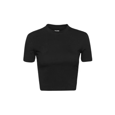 Afbeelding van DEF Tshirt basic, Dames, Maat: Large, Jet black