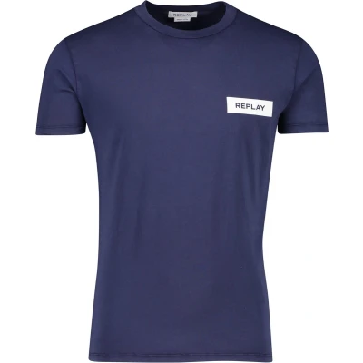 Afbeelding van Replay t shirt donkerblauw