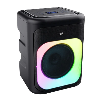 Afbeelding van Trust Azura Bluetooth speaker Partybox Draadloos RGB verlichting Maximaal 11 uur accu Zwart