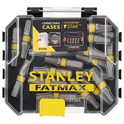 Afbeelding van Stanley FatMax 20 dlg. Impact bitset STA88571 (in kleine, handige schudbox, met 20x Torx bits (P25), compatibel het Pro Stack opbergsysteem)