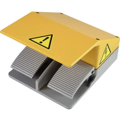 Afbeelding van TRU COMPONENTS Voetschakelaar 220 V/AC, 380 V/AC 10 A 2 pedalen 2x NC, NO 1 stuk(s)