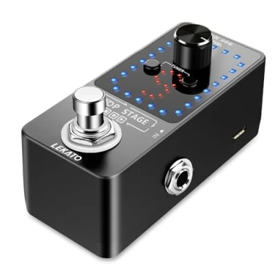 Afbeelding van LEKATO Gitaar Looper Effect Pedaal 9 Loop Tuner Functie Met Usb Kabel Voor Elektrische Basgitaar Machine