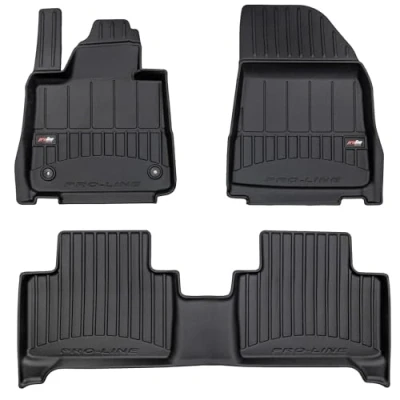 Afbeelding van SMK Rubberen matten set voor auto vloeren Volvo EX30 vanaf 2023 Ervaar een nieuwe standaard van reizen met antislip vloermatten Multi seizoenen automatten alle wegomstandigheden