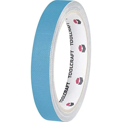 Afbeelding van TOOLCRAFT HEB19L10BC Textieltape Blauw (l x b) 10 m 19 mm 1 stuk(s)