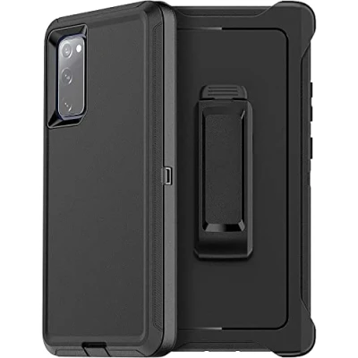 Afbeelding van OtterBox Samsung Galaxy S20 FE 5G (ALLEEN Niet compatibel met andere modellen) Defender Series Case ZWART, robuust en duurzaam, poortbescherming, inclusief holster clip standaard