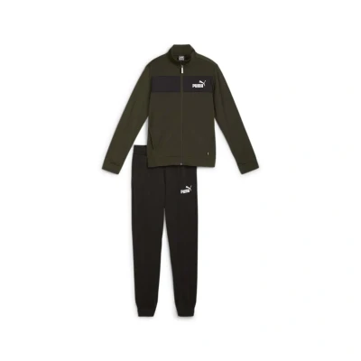 Afbeelding van Puma SUIT Unisex SET Trainingspak voor kinderen, Maat: 152, Dark olive