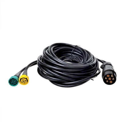 Afbeelding van Pro Plus Kabelset 7 meter Kabel Stekker Polig naar 2 x Connector 5