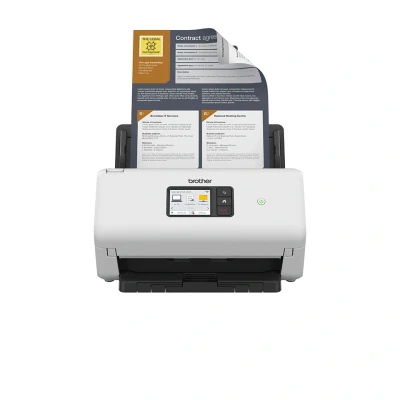 Afbeelding van Brother ADS 4500W ADF scanner 600 x DPI A4 Zwart, Wit