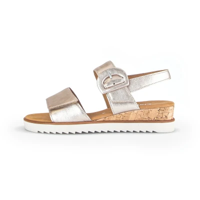 Afbeelding van Gabor 752 Sandalen Met Sleehak Dames Roze Maat 44