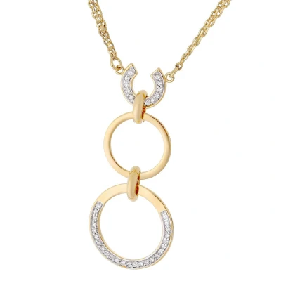 Afbeelding van Orphelia PK 012 Ketting Verguld metaal / Zirkonia 45 cm