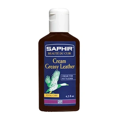 Afbeelding van Saphir Creme Cuirs Gras / Oiled Leather Cream Donker Bruin