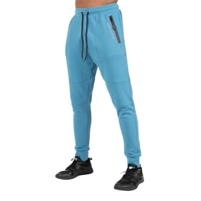 Afbeelding van Gorilla Wear Newark Trainingsbroek, Heren, Maat: Medium, Blue