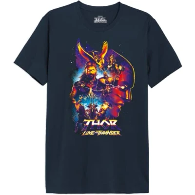 Afbeelding van Marvel METLATMTS015 T shirt, marineblauw, L, Marine, L