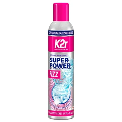 Afbeelding van K2r Super Power Fizz Aerosol vlekverwijderaar voor het wassen, groen