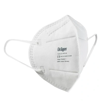 Afbeelding van Dräger X plore Air FFP2 NR, plat gevouwen FFP met oorlussen, stofmasker, universele maat, 20 stuks, eenheidsmaat