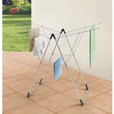 Afbeelding van Tomado Metaltex Vento 25 Droogrek 133x109x58 cm Zilver 25m Drooglengte