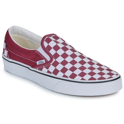 Afbeelding van Vans Classic SLIP ON Unisex Instappers, Maat: 43, Checkerboard rhododendron Textiel
