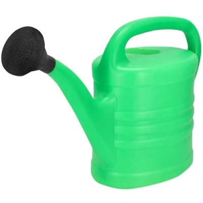 Afbeelding van KOTARBAU® gieter 5 liter ovaal duurzame tuingieter kunststof met sproeier voor binnen en buiten tuinsteker de tuin
