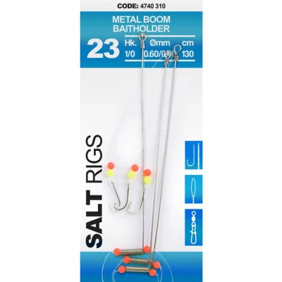 Afbeelding van Spro Salt Rig 23 Metal Boom Baitholders #2 Zeevis onderlijn