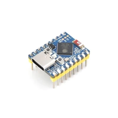Afbeelding van ESP32 S3 Mini Development Board with Pre soldered Header Based On S3FH4R2 Dual Core Processor,with 2.4GHz Wi Fi and Bluetooth 5 Support,240MHz Running Frequency, Support C/C++, MicroPython